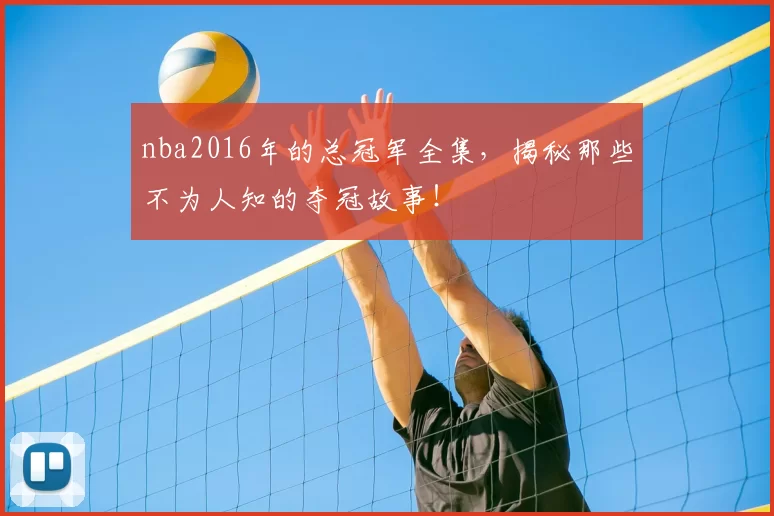 nba2016年的总冠军全集,揭秘那些不为人知的夺冠故事!